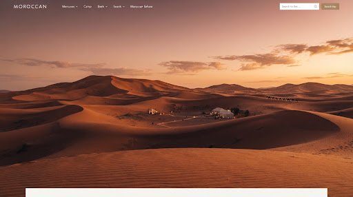 Moroccan Sahara dunes at dusk